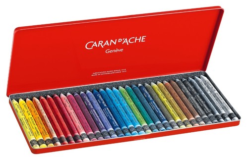 סט 30 פסטל שעווה מסיסים במים NEOCOLOR II