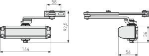 מחזיר דלת AC4223  ABUS