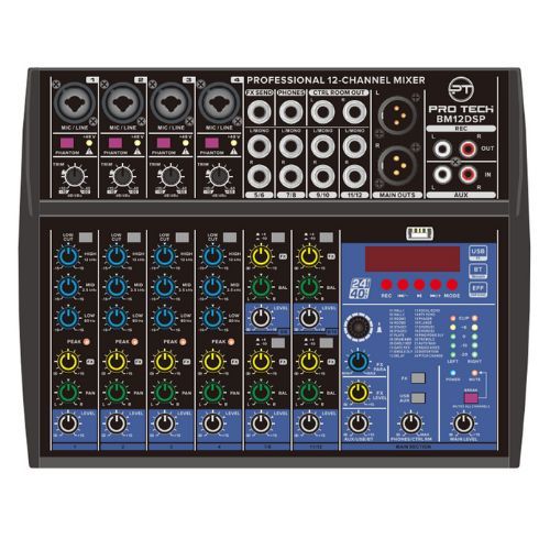 מיקסר אנלוגי ProTech BM12DSP