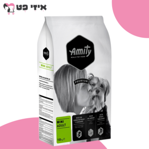 אמיתי פרמיום מיני עוף וכבש לכלבים בוגרים מגזע קטן 10 ק"ג Amity