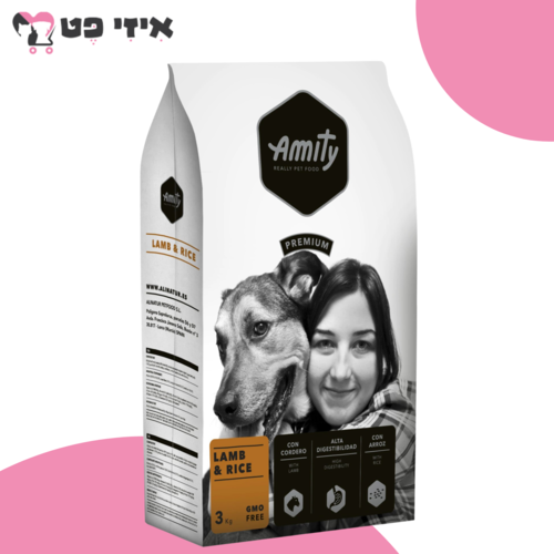 אמיתי פרמיום כבש ואורז לכלבים בוגרים 4 ק