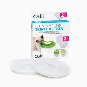 קט איט פילטר למזרקת מים פרח לחתול 2 יחידות Cat it