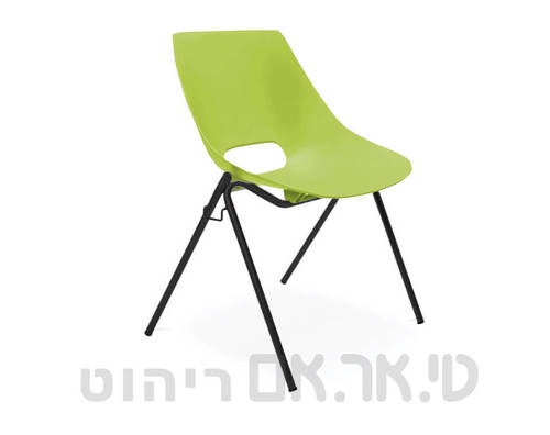 ירוק עם רגל שחורה