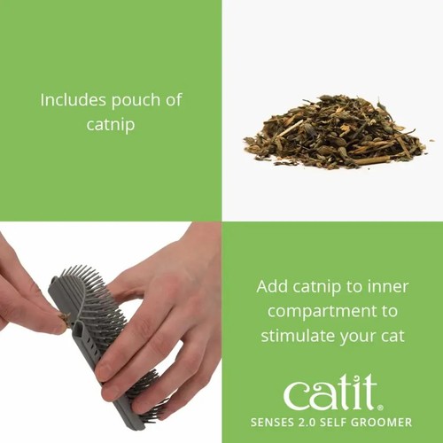 קט איט מברשת פינתית להברשה עצמית לחתול Cat it