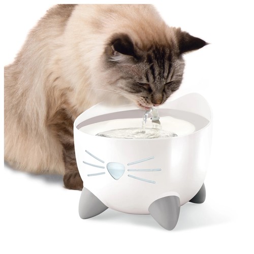 קט איט מזרקת מים פיקסי בצבע לבן לחתול 2.5 ליטר Cat it