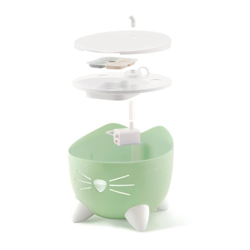 קט איט מזרקת מים פיקסי בצבע ירוק לחתול 2.5 ליטר Cat it