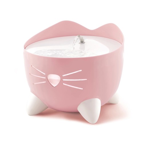 קט איט מזרקת מים פיקסי בצבע ורוד לחתול 2.5 ליטר Cat it