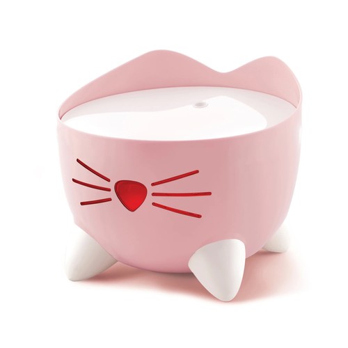קט איט מזרקת מים פיקסי בצבע ורוד לחתול 2.5 ליטר Cat it
