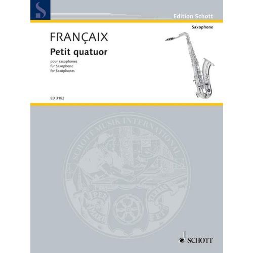Jean Françaix: Petit quatuor for 4 Saxophones