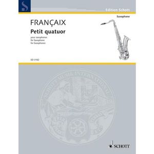 Jean Françaix: Petit quatuor for 4 Saxophones