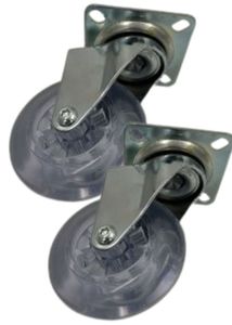 שני גלגלי סיליקון 3"