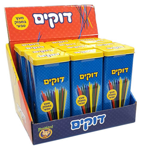 משחק דוקים קלאסי באריזת פח