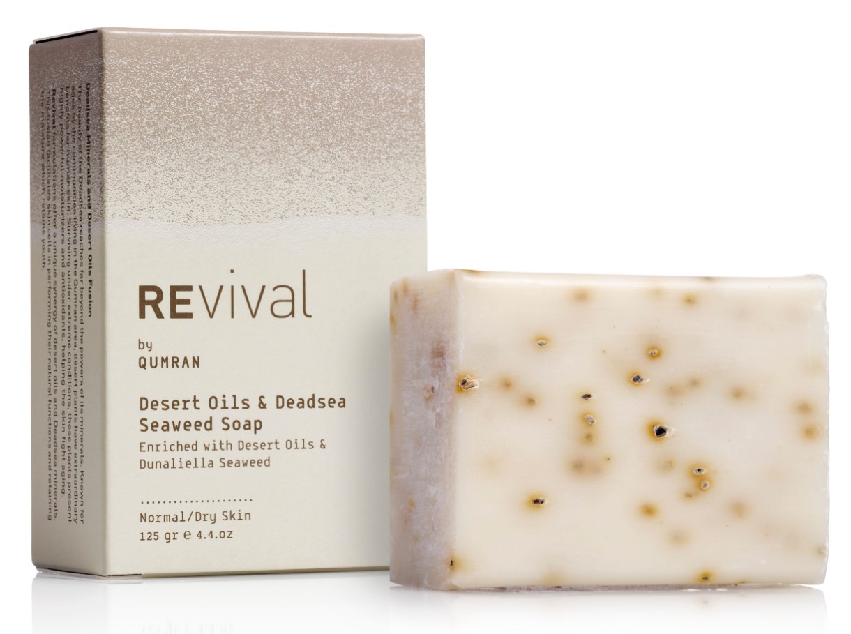 סבון אצות ים ושמני מדבר Revival Desert Oils & Dead Sea Seaweed Soap 125gr