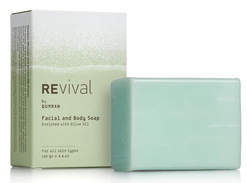 סבון פנים וגוף עם שמן זית Revival Face & Body Soap with Olive Oil 125gr