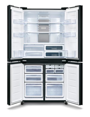 מקרר 4 דלתות 608 ליטר Sharp דגם SJ-9160-WH לבן שבת גלאט שארפ