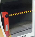 . סרט מדבקה  פולט אור זוהר בחושך צהוב שחור  אורך 22.5 מטר ברוחב 5 ס”מ ובאורך 22.5 מטר מקט  1215