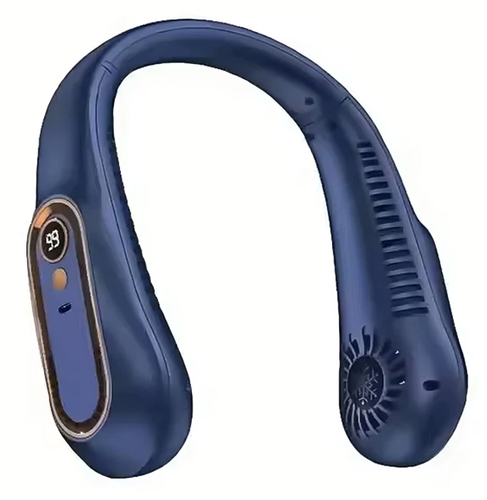 מאוורר לתלייה על הצוואר ללא להבים 2.0 עם צג דיגיטלי