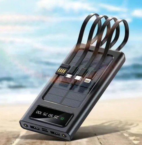 סוללת טעינה סולארית 10,000MAH עם פנס סמיקום SEMICOM P89