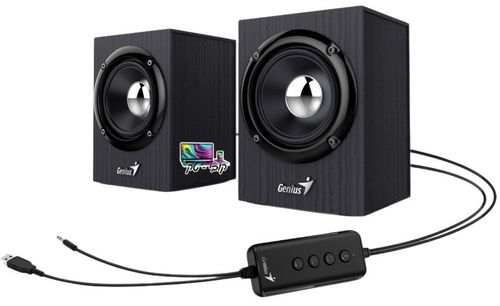 רמקולים למחשב בלוטות' Genius 385BT בצבע שחור