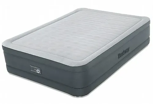 מזרן /  מיטה מתנפחת זוגית Queen Fortech Airbeds עם משאבה חשמלית מובנית, מתאים לאירוח ולמילואים