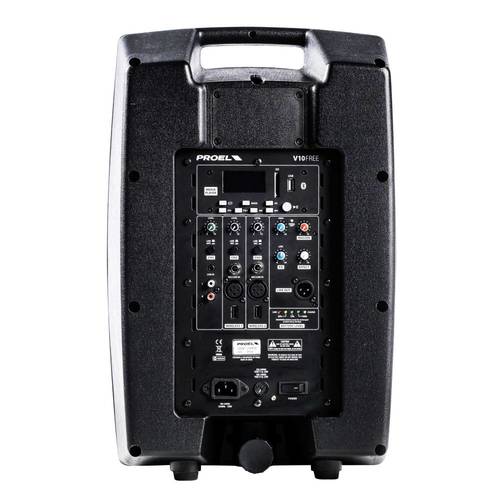 מערכת PA נטענת 12″ 400W Class D amplifier