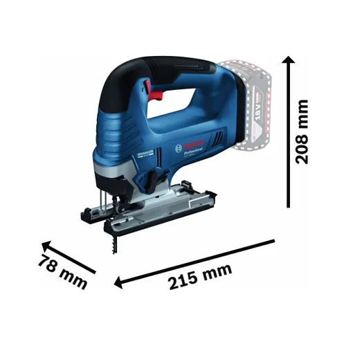 מסור אנכי נטען גוף בלבד EC GST 185 18V