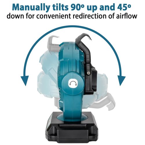 מאוורר 18V נטען DCF102Z גוף בלבד! תוצרת Makita