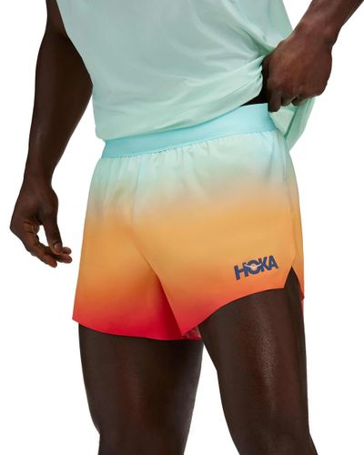 HOKA M RACE DAY SPLIT SHORT PRINT- מכנסי ריצה גברי