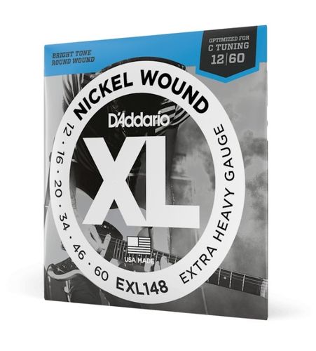 D'Addario 12-60 Extra Heavy Electric Guitar Strings