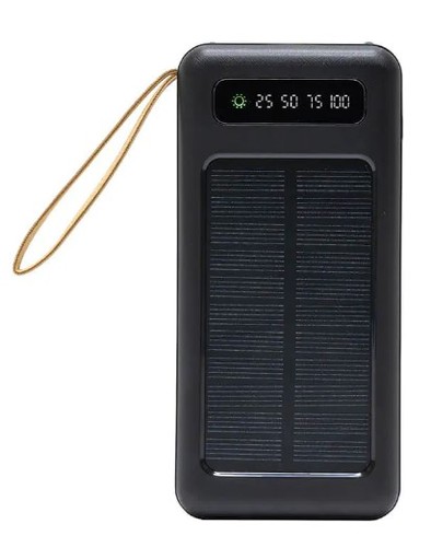 סוללת טעינה סולארית 10,000MAH עם פנס סמיקום SEMICOM FORCE ULTRA