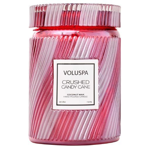 נר ריחני בצנצנת זכוכית 510 גרם - Crushed Candy Cane