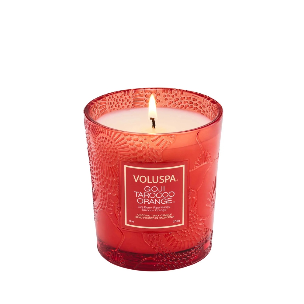 נר ריחני בצנצנת זכוכית 255 גרם Goji Tarocco Orange - XXV
