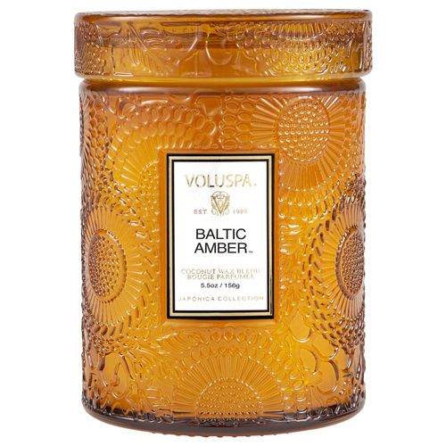 נר ריחני בצנצנת זכוכית 156 גרם - Baltic Amber