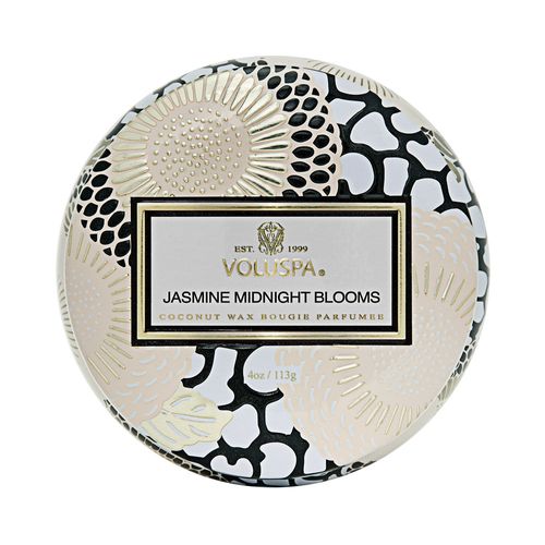 נר ריחני בקופסת פח - Jasmine Midnight Blooms