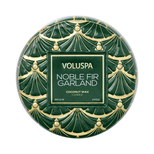 נר ריחני בקופסת פח - Noble Fir Garland