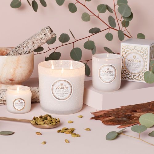 נר ריחני בצנצנת זכוכית Eucalyptus - Petite Jar