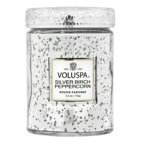 נר ריחני בצנצנת זכוכית 156 גרם - Silver Birch Peppercorn