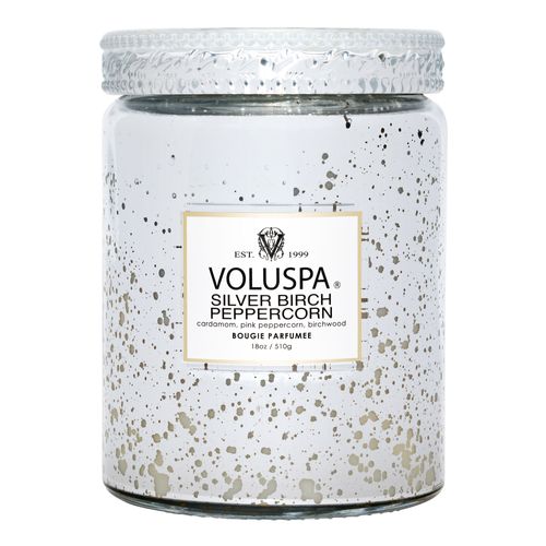 נר ריחני בצנצנת זכוכית 510 גרם - Silver Birch Peppercorn