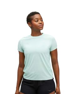 HOKA W AIROLITE RUN SHORT SLEEVE-חולצת ריצה נשים הוקה תכלת מעונן