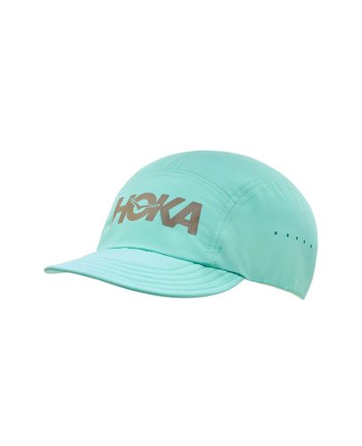 HOKA Packable Trail Hat-כובע הוקה תכלת מעונן-00