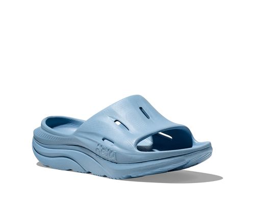 U ORA RECOVERY SLIDE 3-כפכפי התאוששות גברים כחול