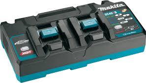 מטען מהיר כפול 40V לסוללות ליתיום של MAKITA