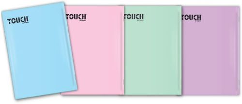 מארז 5 מחברות סיכה 40 דף - אנגלית צבעי פסטל