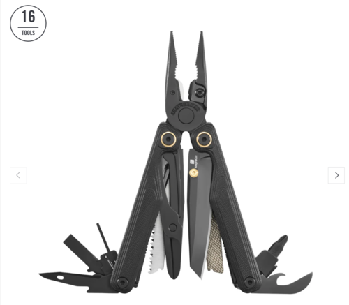 לדרמן מושחר אלפא  ! Leatherman Wave ALPHA Black