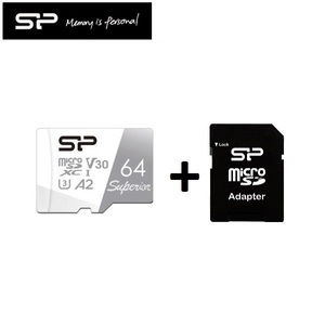זיכרון Silicon Power SUPERIOR A2 64GB microSD