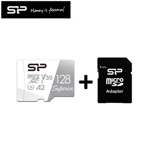 זיכרון Silicon Power SUPERIOR A2 128GB microSD