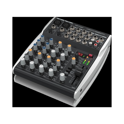 מיקסר אנלוגי מבית Behringer דגם XENYX1002SFX עם מולטי אפקט מובנה וחיבור USB
