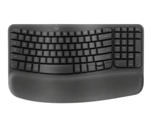 מקלדת ארגונומית אלחוטית Logitech WAVE KEYS