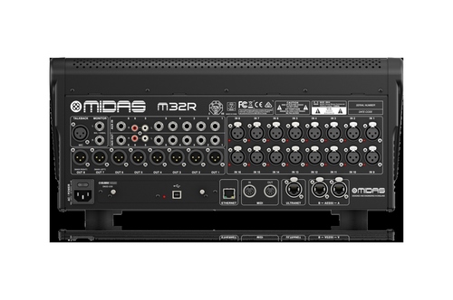 מיקסר דיגיטלי MIDAS M32R LIVE – 40 ערוצים, 16 קדם-מגברי MIDAS PRO