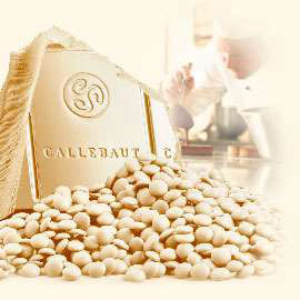 שוקולד לבן קליבו 1 ק"ג  אריזה לא מקורית-Callebaut White Chocolate